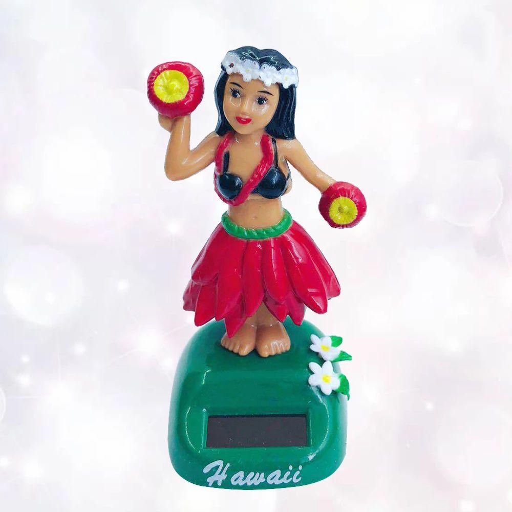 Girl Swinging Bobble Swinging Hawaiian Girl Shaking Head Doll Dancing Hula Girl Solar Swinging Doll