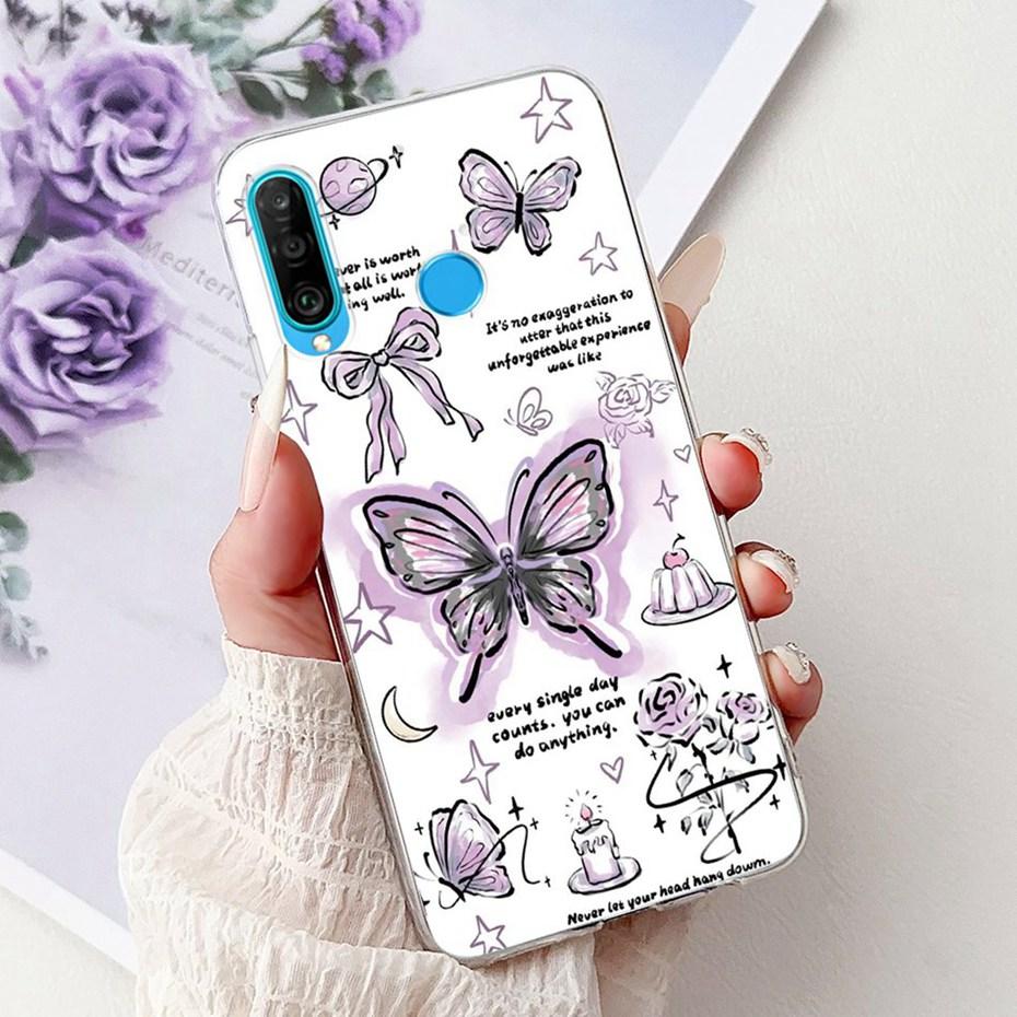 Милый Мультяшный Чехол Для Huawei P30 Lite P30 Pro Мягкий Силиконовый ТПУ Задняя Крышка Для Huawei P30lite P 30 P30Pro Чехлы Для Телефона