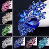 Waterdrop Flower Brooch Pin Rhinestone Crystal Brooches Bouquet Wedding Jewelry MIT