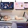 79x44cm Cartoon Kids Travel Airplane Bed Portable Baby Airplane Seat Extender with Storage Bag Hammock Cars Extender Leg Rest
