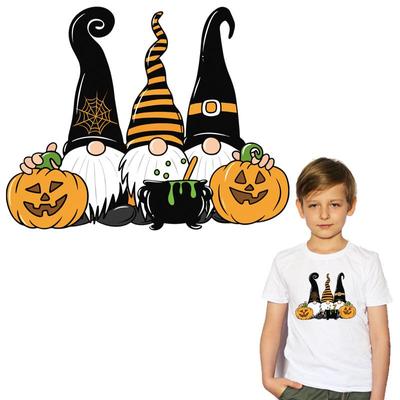 Тыквенные гномы, железные нашивки, термопресс, аппликация, толстовки «сделай сам», наклейка на одежду, наклейка Parches Ropa, художественные ремесла, подарки на Хэллоуин