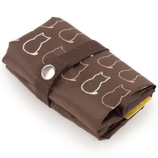Eco Tote Small Cat Brown [Hamamonyo]