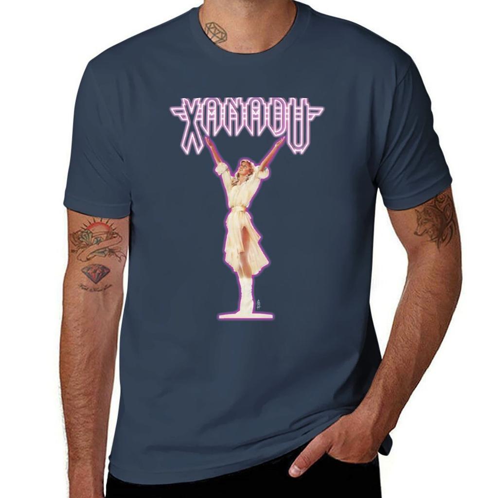 Xanadu Kira Olivia Newtonjohn Purple Glow Tshirt Unisex T Shirt Designer Cotton T Shirt Pack Tshirt