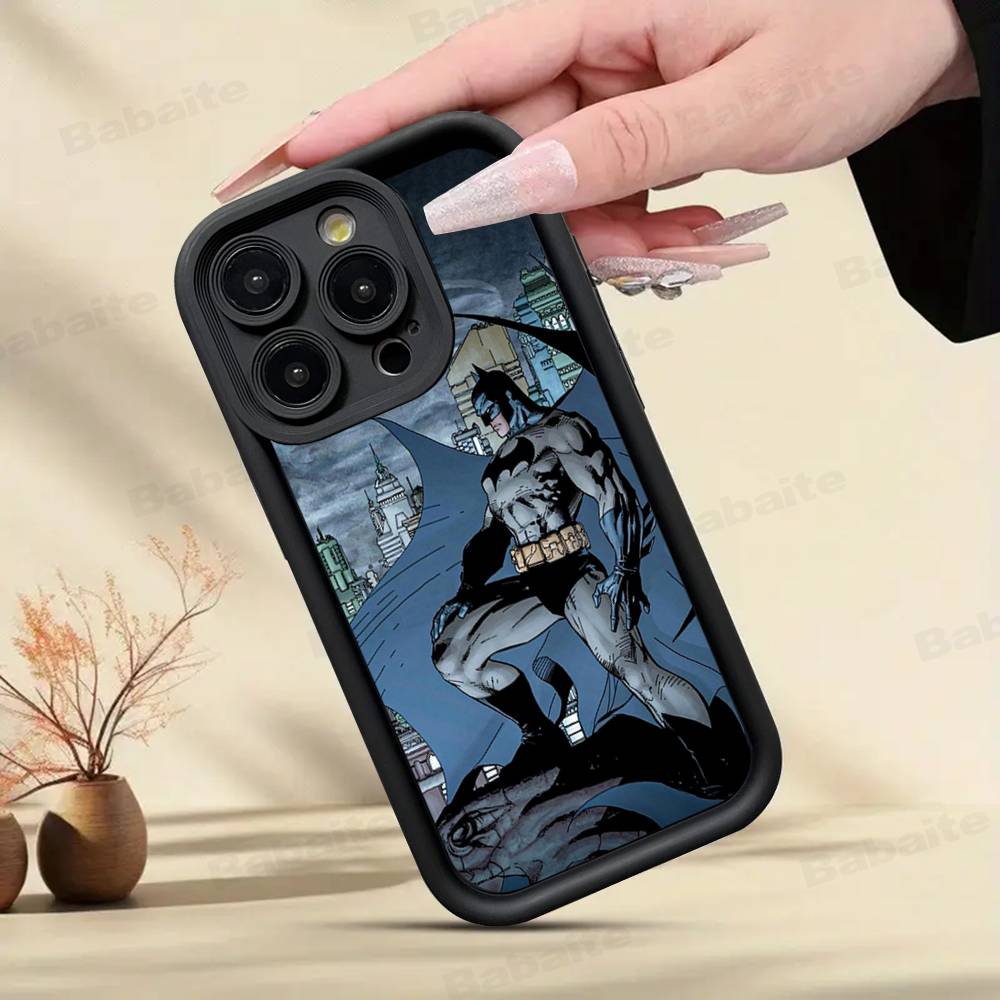 Чехол для телефона W-Batmans-r для iPhone 17 16 15 14 13 12 11 Pro Max Plus Mini Счастливым покрытием