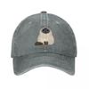 Himalayan Cat Baseball Caps Fashion Washed Denim Hats Outdoor Adjustable Casquette Sports Baseball Cowboy Hat