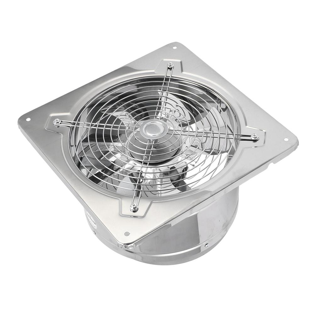 Exhaust Fan Multifunction Stainless Steel Kitchen Ventilation Fan for Kitchen Bathroom Warehouse