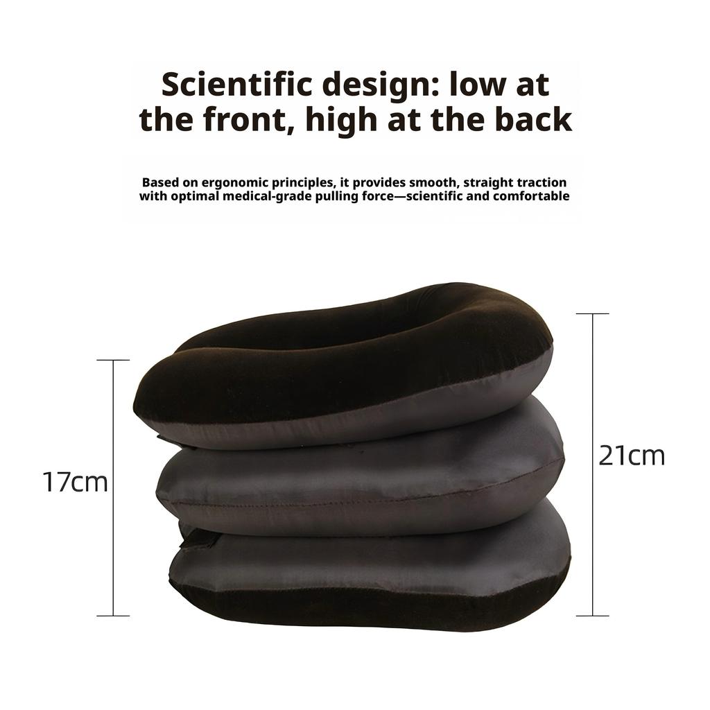 Xiaomi 3-Layer Single Tube Inflatable Neck Traction Collar Lightweight Air Neck Support Pillow Relieve Neck Discomfort Travel Home Use