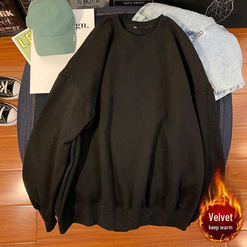 Мужская модная белая толстовка свободного кроя с длинными рукавами - мода весна/осень