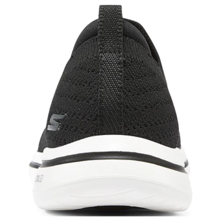 (WMNS) Skechers Go walk 5 'Черно-белый' Женские 124250-BKW