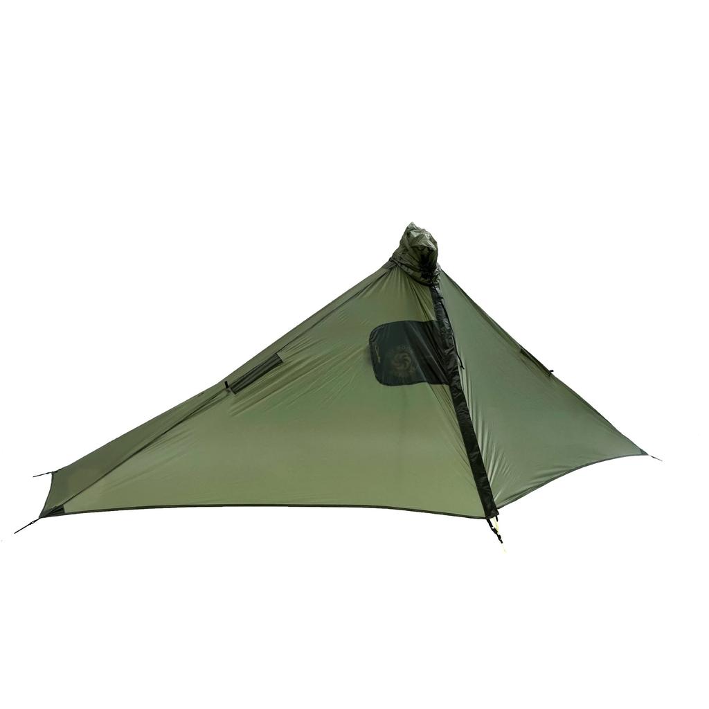 Six Moon Designs Gatewood Cape 10oz Single Person Ultralight - - Tarp/Cape (Dark Green)