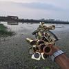 Ручной латунный морской секстант Морской инструмент 22,86 см Подарок на День отца, Рождество, День рождения, Годовщину свадьбы Декор для дома и офиса
