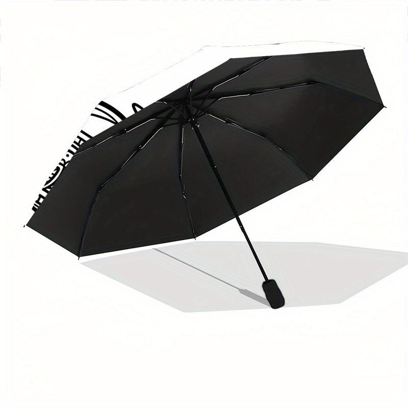 1pc Yin Yang Symbol Automatic Open/Close Umbrella, Umbrella with cartoon Design, Portable Compact Umbrella for Men & Women, Good Holiday Gif