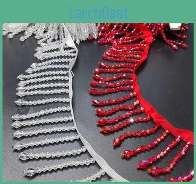 1yard Price Beads Diamond Glass Tassellace Chain Tassel Accessories Hair Costumes Wedding Dress Lace
