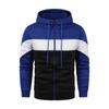 Men‘s Zipper Pullover Long Sleeve Hooded Sweatshirt Tops Blouse