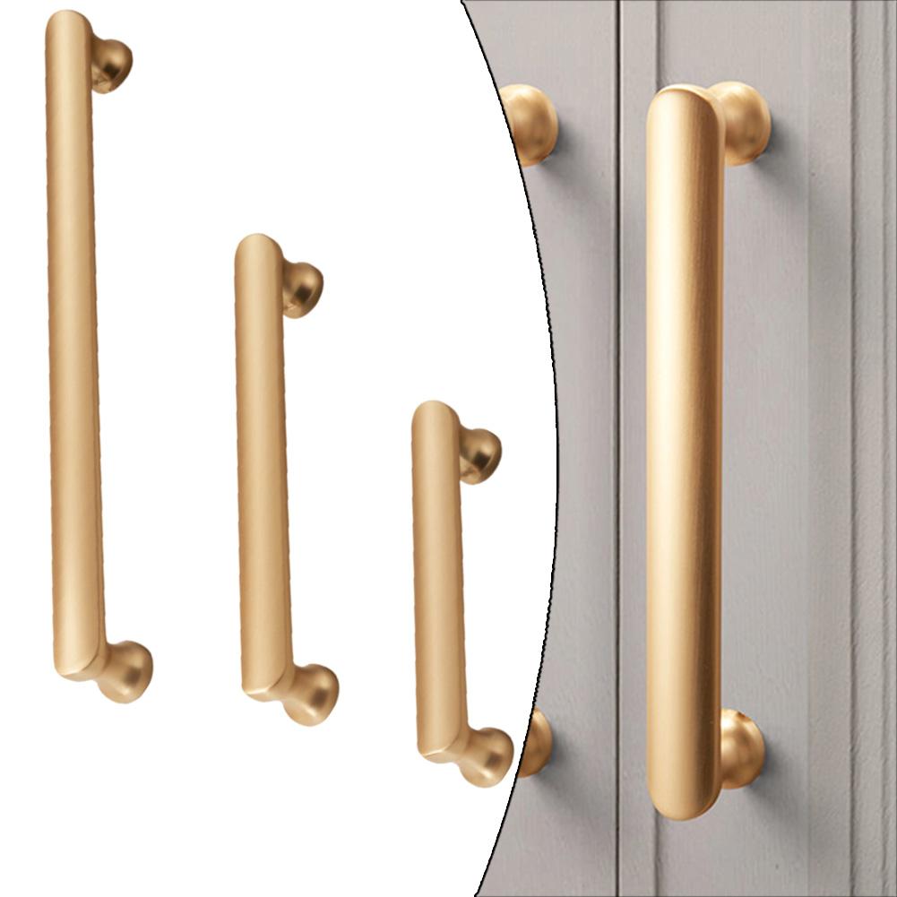 Cabinet Handles Furniture Wardrobe Door Handle Hardware Kitchen Cupboard Pulls Zinc Alloy Cabinet Pulls Drawer Knobs