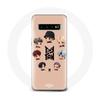 Case for Samsung Galaxy S10 BTS TinyTAN Animation Poster RM Jin Suga J-Hope Jimin V And Jungkook
