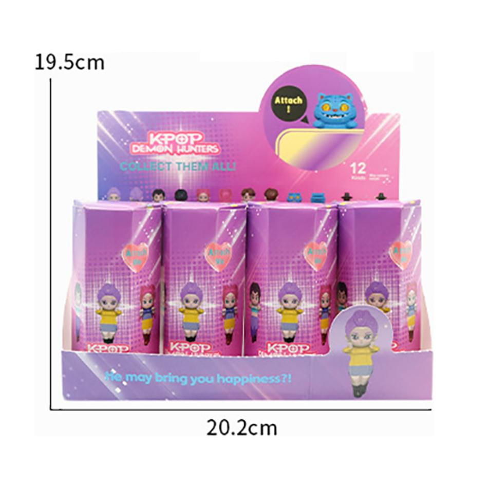 Версия Q K-pop Охотники на демонов коробка Фигурка Игрушка Derpys Tiger Rumi Mira Zoey Sussy Фигурка Кукла Фанаты Рождество день рождения Подарок