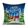 Мультяшный Санта Клаус Серия Оленей Льняная Наволочка Скандинавский Офисный Диванный Чехол для Подушки Чехол для Подушки