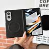 Кожаный чехол для телефона Samsung Galaxy Z Fold 8 Ultra 7 6 5 4 Защитная пленка для переднего экрана Шарнир для MagSafe Магнитная жесткая крышка