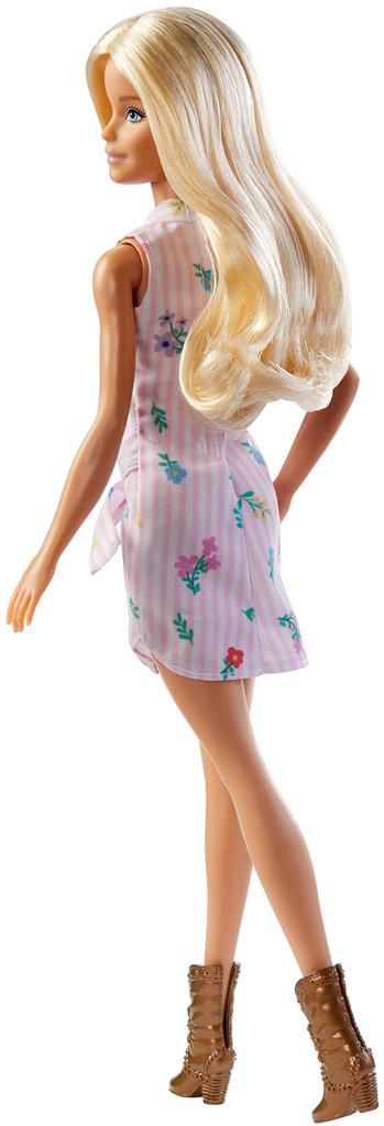 barbie Модное Цветочное Платье FXL52 (Кукла для переодевания) [Возраст 3+]