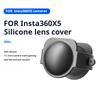 Silicone Lens Cap for Insta360 X5 X4 Lens Protector Case Cover for Insta 360 X5 X4 Action Camera Anti-scratch Cover Accessories