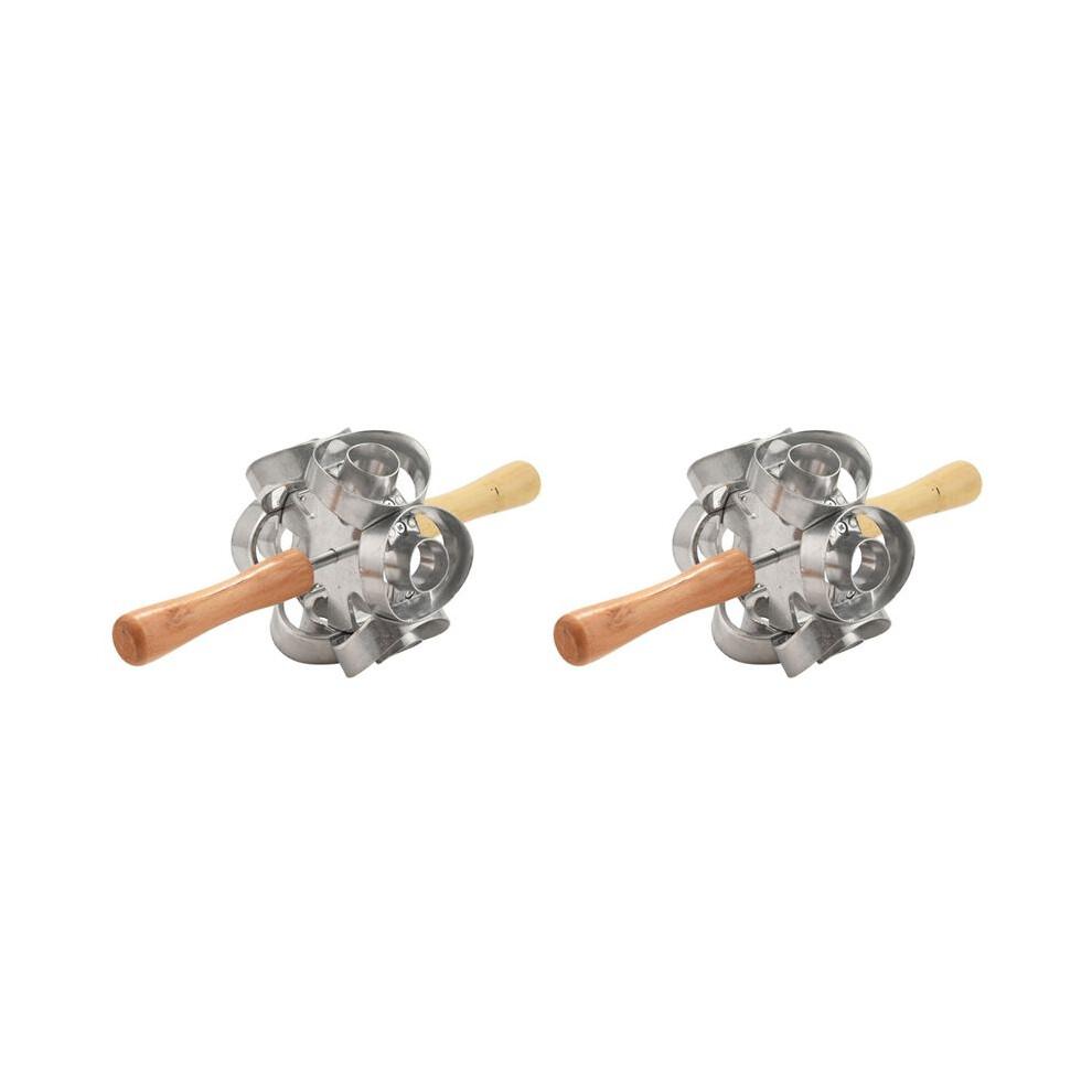 2X Rotary Donut Cutting Machine Mould Forming Machine Mould Metal Cake Mould
