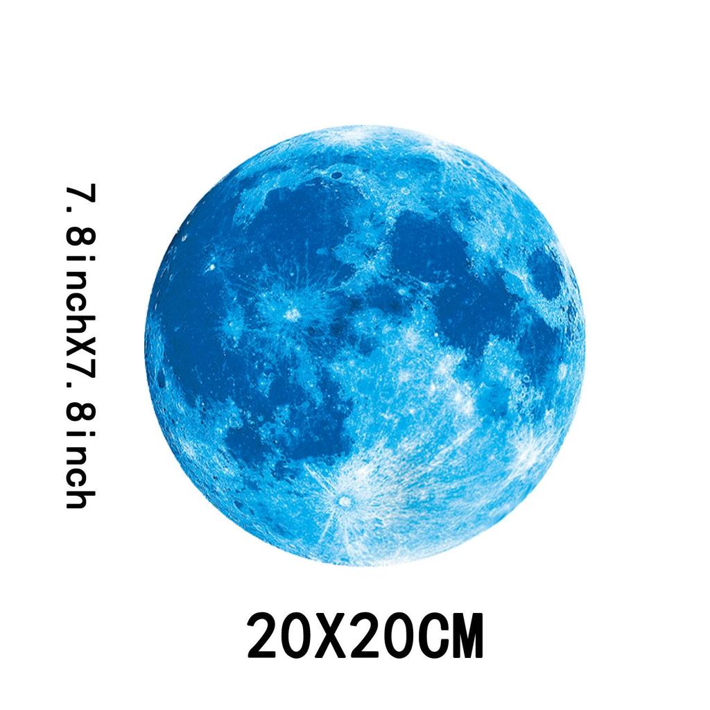 Светящиеся наклейки на стену «Луна и планеты» для детских комнат