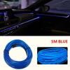 5M Car Interior Led Decorative Lamp EL Wiring Neon Strip Cold Light Wire For Auto DIY Flexible Ambient Light USB Atmosphere Lamp