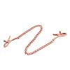 Colorful Metal Nipple Clamps With Chain Set Woman Rainbow Nipple Clips Breast Bondage Restraint Slave Fetish Female Sex Toy