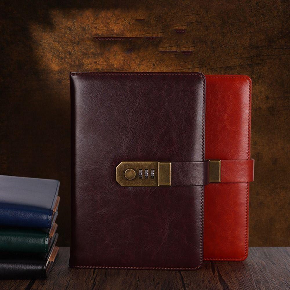 Утолщенный блокнот с паролем на 200 страниц, дневник, ретро-блокнот для студентов, дневник для письма