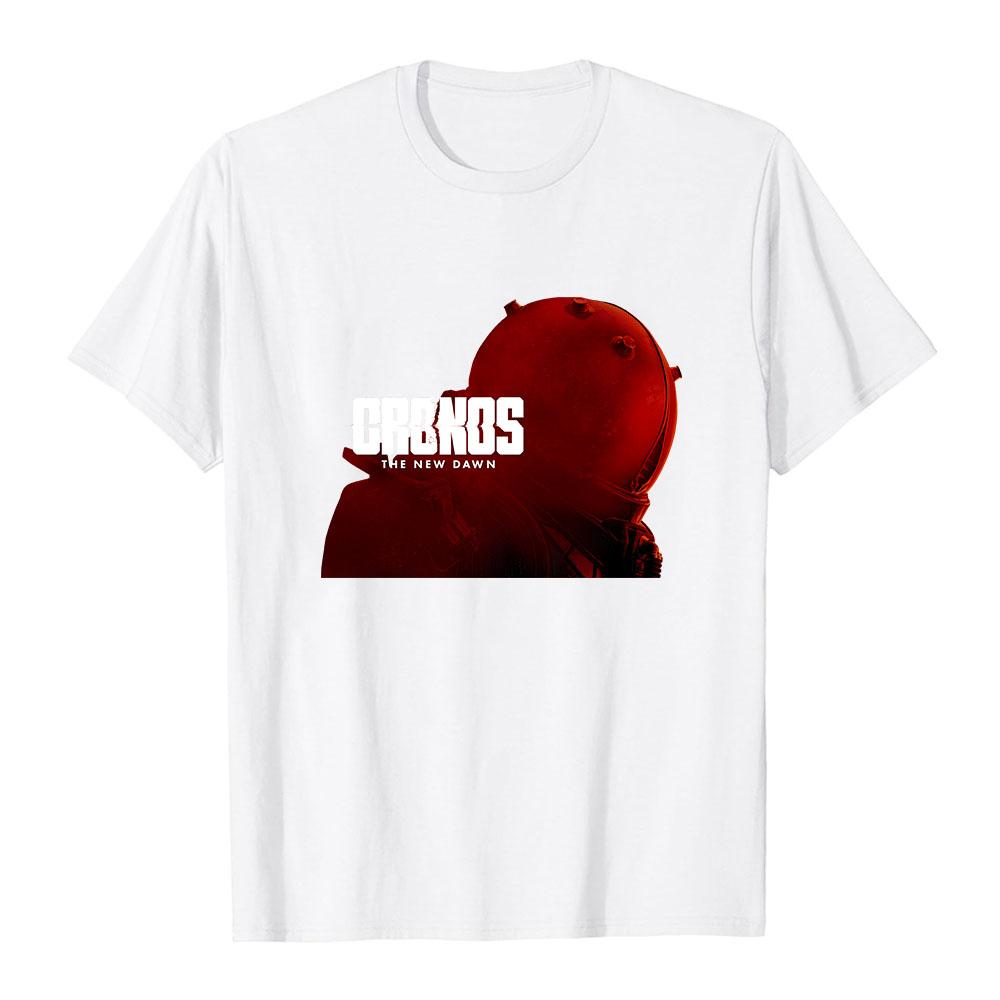 Cronos The New Dawn Game Design Tshirt Short Sleeve Cotton Summer Unisexs Tshirts Casual Oneck Loose Unisex Streetwear Print Tees