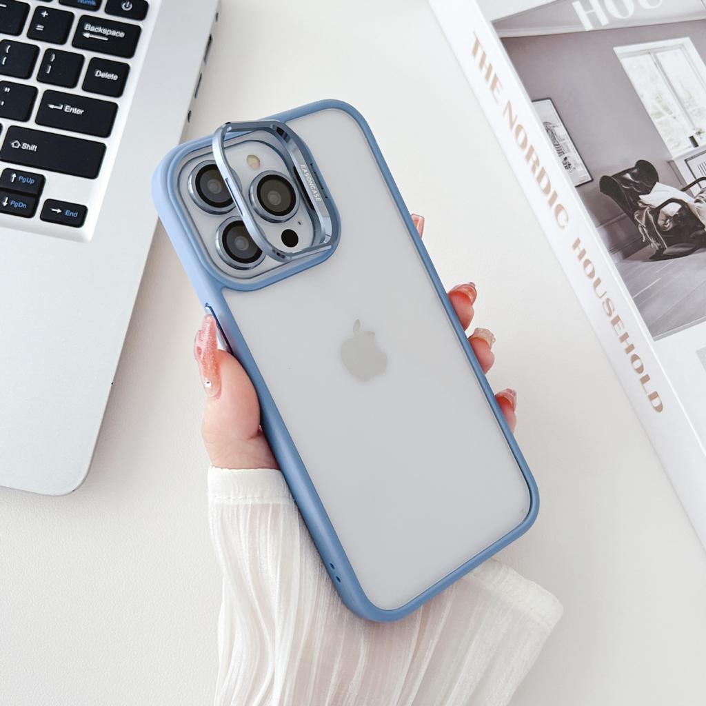 Metal Lens Bracket Suitable for IPhone 16 Pro Mobile Phone Case Apple 15 Titanium Gray with Lens Film Protective Case