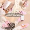 Smart Thermostatic Heated Fingerless Gloves Portable Heating w/ Digita lDisplay