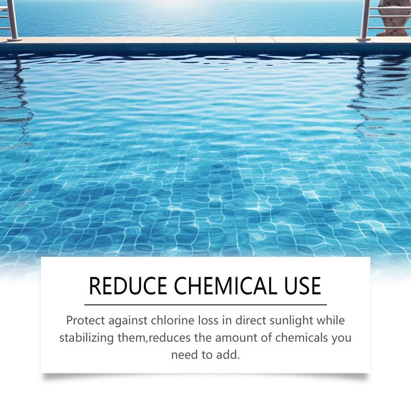 Pool Tablets Water Clarifier Tablet Water Purification Cleaning Solution Long-Lasting Household Accessories For Spa Outdoor