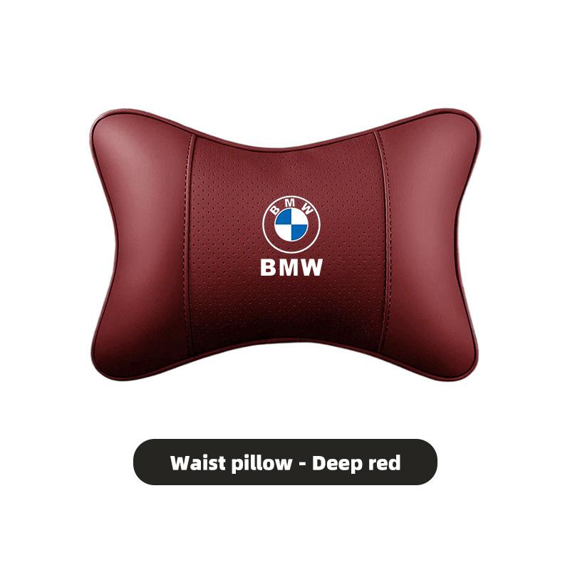 PU Leather Car Seat Headrest Lumbar Support Cushion Interior For BMW M3 M4 M5 G42 G30 G20 E39 E36 E87 E53 F44 F07 F34 G15 G16