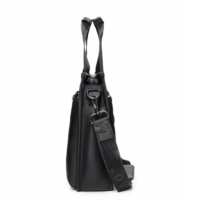 Повседневная мужская сумка Мужская сумка через плечо из ткани Оксфорд Деловая офисная сумка Большой вместимости Сумка для компьютера Повседневный портфель