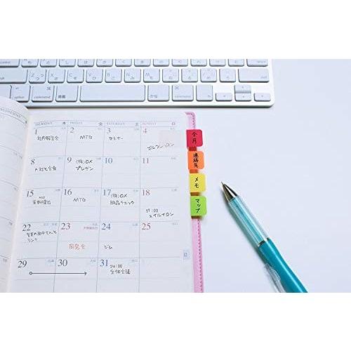 Post-it Film Sticky Notes Green Blue Pink 40 X 18 Mm 20 Sheets X 3 Pads 682S-2