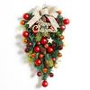 50CM Christmas Wreath & 2.7M Garland Set - Festive Door & Wall Decor