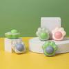 Lovely Cat Paw Catnip Wall Ball Cat Toys Catnip Edible Licking Balls Snack Healthy Rotatable Treats Toys Mint Ball Cat Supplies