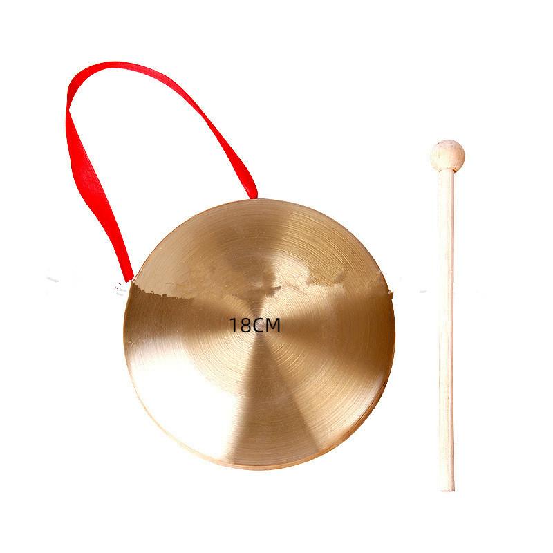 Детский ударный инструмент Olf, инструмент для раннего образования, игрушки, 10/15/18/22/30 см, латунный гонг