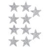 10Pcs Rhinestone Applique Patches Embellished Pentagram Hot Glue Iron On Five Pointed Star Shape