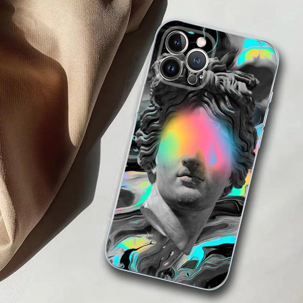 Чехол для мобильного телефона Apple Iphone15 Pro Чехол для мобильного телефона David Statue, окрашенный, устойчивый к падениям Чехол для мобильного телефона Huawei Anti Drop