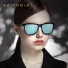 Брендовые солнцезащитные очки VEITHDIA, унисекс, ретро, ​​алюминий + TR90, солнцезащитные очки с поляризационными линзами, винтажные очки, солнцезащитные очки для мужчин/женщин 6108