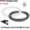 PTFE Трубка подачи для 3D-принтера 4x2,5 мм Длиной 4 метра PTFE Трубка с резаком Тефлоновая трубка для Bambu Lab P1S AMS A1 mini Расходный материал
