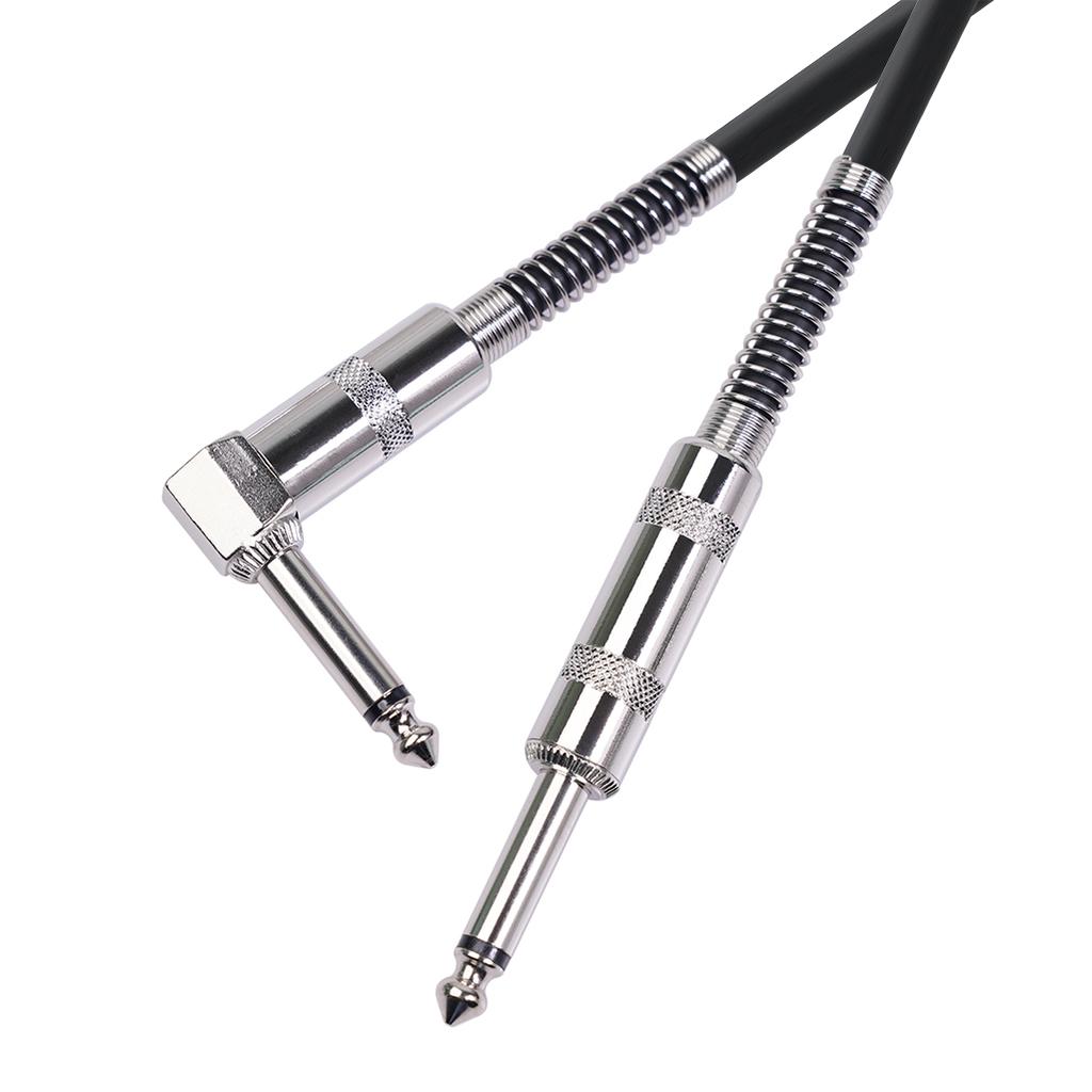 Guitar Cable 6.35mm (1/4 Inch) TS Right Angle to Straight Electric Instrument Cable for Electric Guitar,Bass Guitar,etc. [3m]