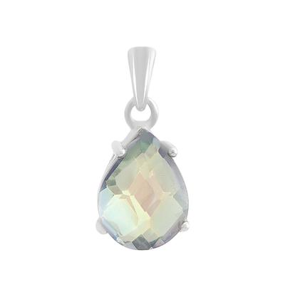 Серебряная подвеска с мистик топазом 3.175ct (2158004)