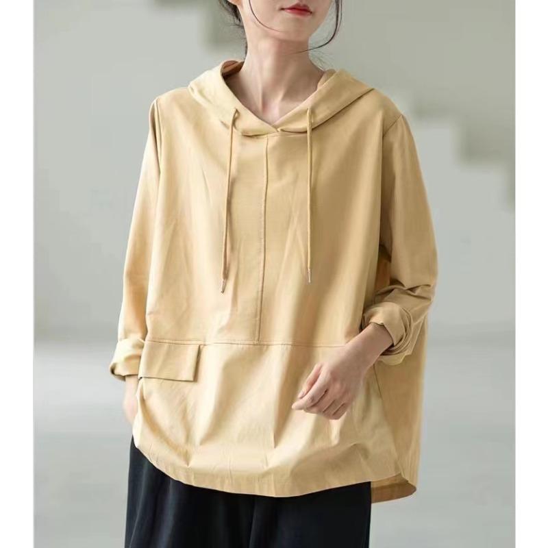 DIMANAF 2022, осенние толстовки, пуловеры, лоскутные топы, женские свободные повседневные синие, фиолетовые однотонные хлопковые топы оверсайз