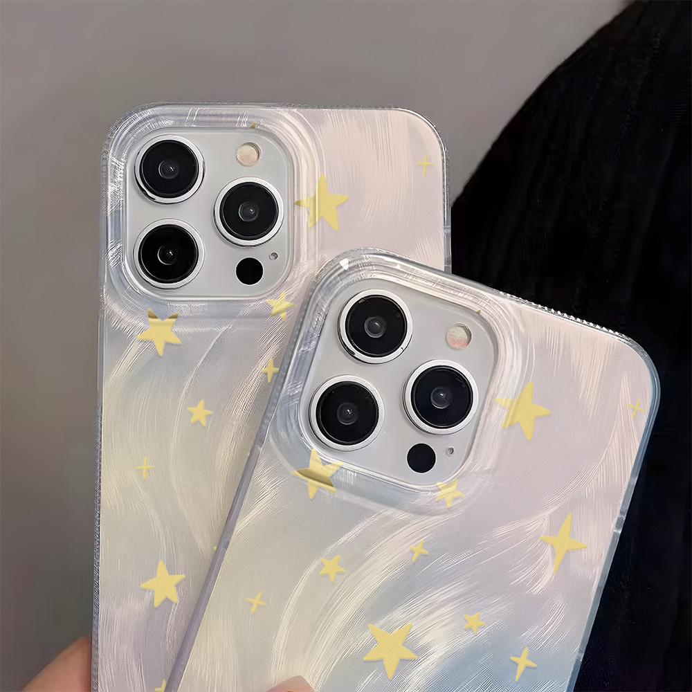 Чехол для телефона INS Star для iPhone 15, чехлы для iPhone 11, 13, 14, Pro, Max, Plus, 12, 13pro, 15pro, мягкий силиконовый чехол IMD Luxury Feather Yarn Funda