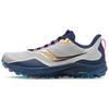 Peregrine 12 Амортизация, Износостойкие Кроссовки с низким верхом для бега по пересеченной местности Мужские Серо-синие Амортизация Saucony S20737-40