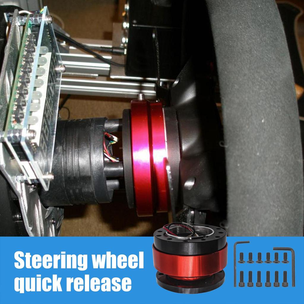 Быстросъемный ступичный адаптер для рулевого колеса, гоночный руль, быстросъемный адаптер, съемный компактный адаптер, регулируемая замена для
